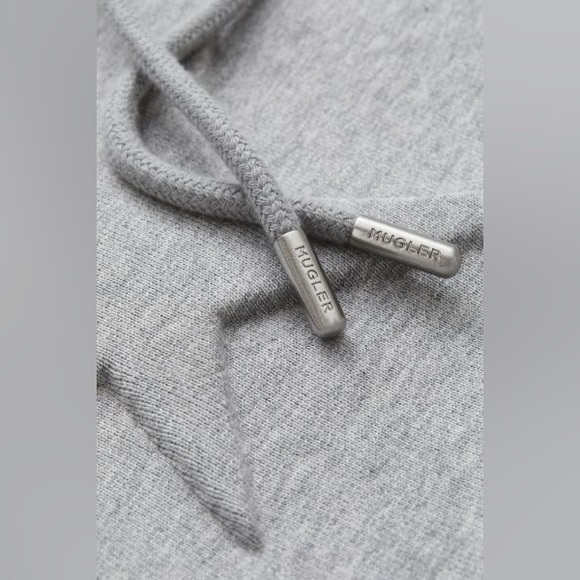 MUGLER H&M Men’s Star-Motif Hoodie, Gray, XL NWT in Packaging * Ready to Ship ✅ - Picture 9 of 10